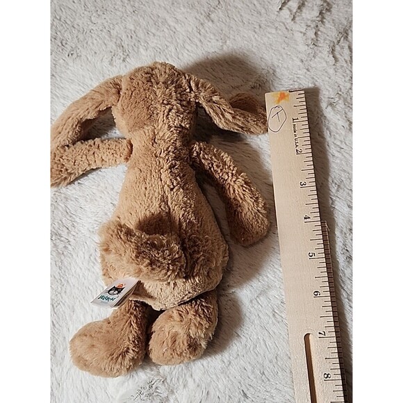JELLYCAT Plush Stuffed Animal Puppy Dog Toy Bashful Toffee 9" tall without TAGS - Picture 8 of 8
